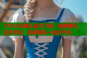 TXVLOG糖心官方下载：视频聊天、社交交友、影视娱乐一站式平台