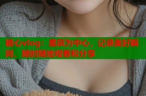 糖心vlog：星辰为中心，记录美好瞬间，随时随地观看和分享