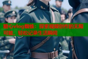 糖心vlog蜘蛛：探索视频创作的无限可能，轻松记录生活瞬间