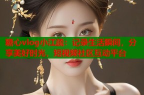 糖心vlog小江疏：记录生活瞬间，分享美好时光，短视频社区互动平台