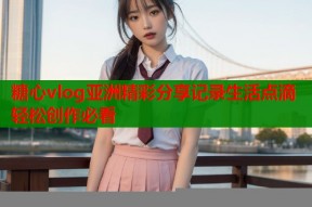 糖心vlog亚洲精彩分享记录生活点滴轻松创作必看