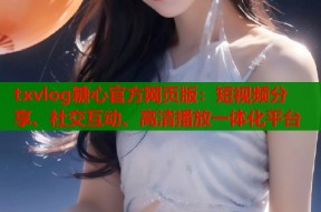 txvlog糖心官方网页版：短视频分享、社交互动、高清播放一体化平台