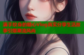 满手纹身的糖心Vlog真实分享生活故事引爆潮流风尚