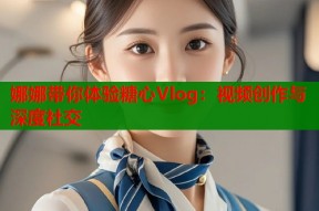 娜娜带你体验糖心Vlog：视频创作与深度社交