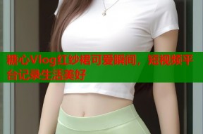 糖心Vlog红纱裙可爱瞬间，短视频平台记录生活美好