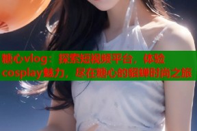 糖心vlog：探索短视频平台，体验cosplay魅力，尽在糖心的貂蝉时尚之旅