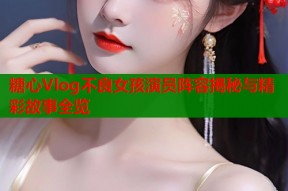 糖心Vlog不良女孩演员阵容揭秘与精彩故事全览