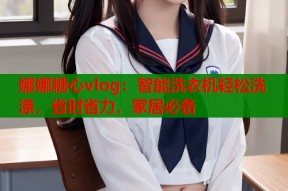 娜娜糖心vlog：智能洗衣机轻松洗涤，省时省力，家居必备