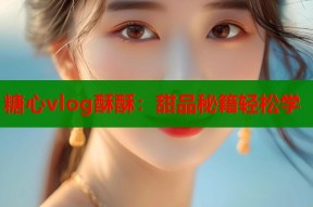 糖心vlog酥酥：甜品秘籍轻松学