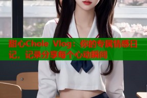 甜心Chole Vlog：你的专属情感日记，记录分享每个心动瞬间