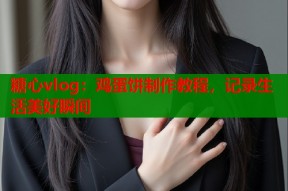 糖心vlog：鸡蛋饼制作教程，记录生活美好瞬间