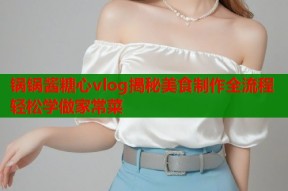 锅锅酱糖心vlog揭秘美食制作全流程轻松学做家常菜