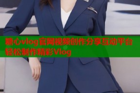 糖心vlog官网视频创作分享互动平台轻松制作精彩Vlog
