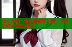 糖心Vlog：每日更新热门视频，高清影视资源随时播放