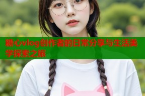 糖心vlog创作者的日常分享与生活美学探索之旅