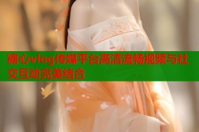 糖心vlog传媒平台高清流畅视频与社交互动完美结合