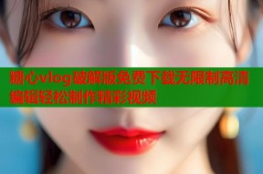 糖心vlog破解版免费下载无限制高清编辑轻松制作精彩视频
