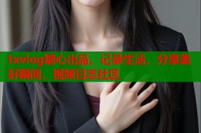 txvlog糖心出品，记录生活，分享美好瞬间，视频日志社区