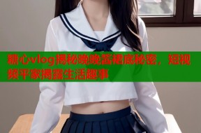 糖心vlog揭秘晚晚酱裙底秘密，短视频平家揭露生活趣事
