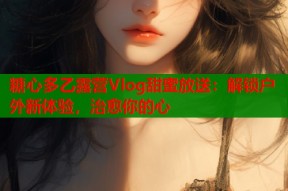 糖心多乙露营Vlog甜蜜放送：解锁户外新体验，治愈你的心