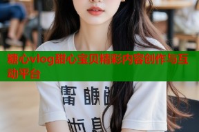 糖心vlog甜心宝贝精彩内容创作与互动平台