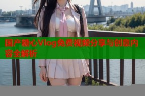 国产糖心Vlog免费视频分享与创意内容全解析