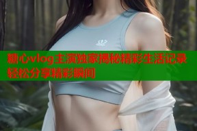 糖心vlog主演独家揭秘精彩生活记录轻松分享精彩瞬间