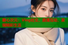 糖心次元：Vlog社交、直播互动，发现精彩生活