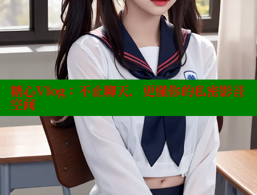 糖心Vlog：不止聊天，更懂你的私密影音空间 糖心vlog 第1张
