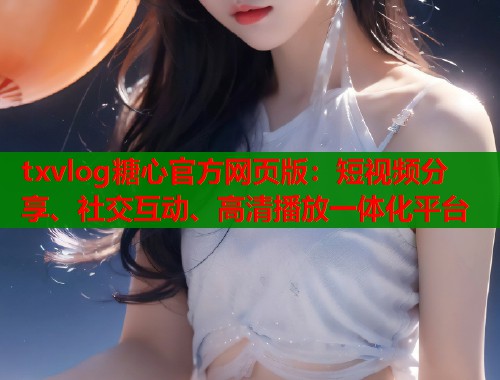 txvlog糖心官方网页版：短视频分享、社交互动、高清播放一体化平台  第1张