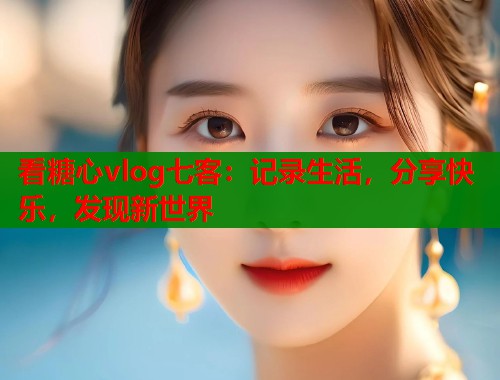 看糖心vlog七客：记录生活，分享快乐，发现新世界  第1张