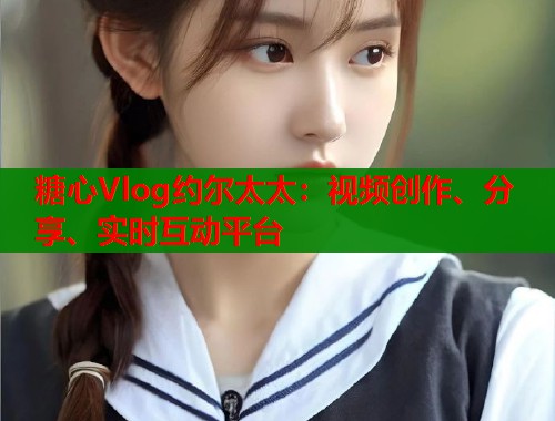 糖心Vlog约尔太太：视频创作、分享、实时互动平台  第1张