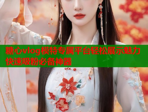 糖心vlog模特专属平台轻松展示魅力快速吸粉必备神器  第1张