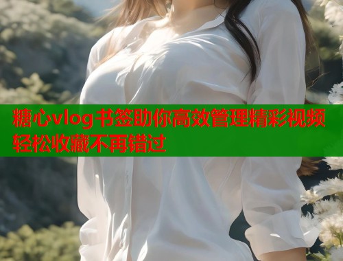 糖心vlog书签助你高效管理精彩视频轻松收藏不再错过  第2张