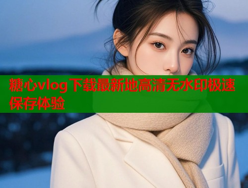 糖心vlog下载最新地高清无水印极速保存体验  第1张