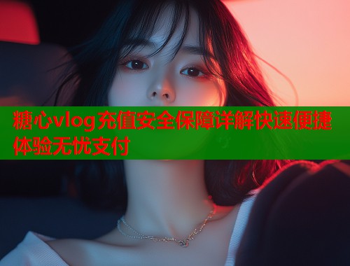 糖心vlog充值安全保障详解快速便捷体验无忧支付  第1张