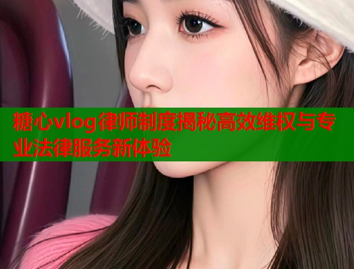 糖心vlog律师制度揭秘高效维权与专业法律服务新体验  第1张