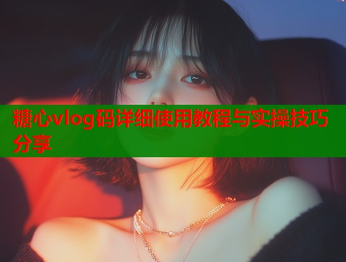 糖心vlog码详细使用教程与实操技巧分享  第1张