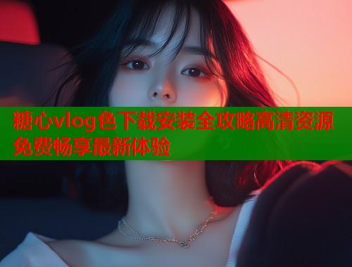 糖心vlog色下载安装全攻略高清资源免费畅享最新体验  第1张
